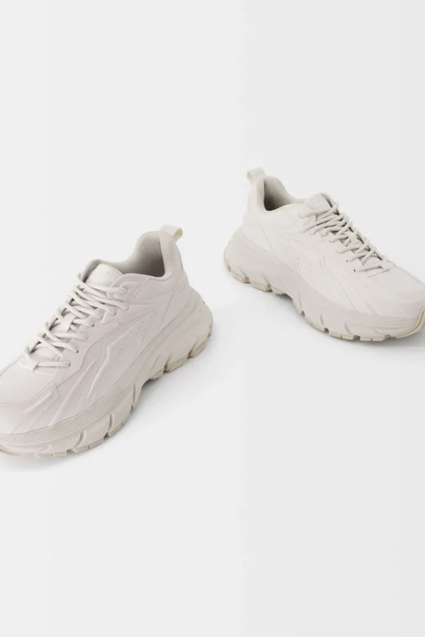 کفش کتانی برشکا Bershka Thick sole sneakers