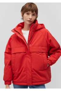 کاپشن کلاهدار زنانه ماوی اورجینال Red Jacket MAVI