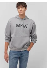 هودی مردانه ماوی اورجینال mavi Gray Sweatshirt