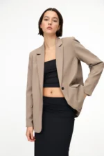 کت ساده زنانه  PULL&BEAR Basic blazer