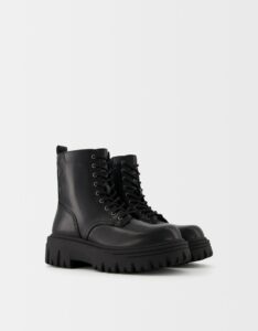 نیمبوت مردانه برشکا Lace-up platform ankle boots